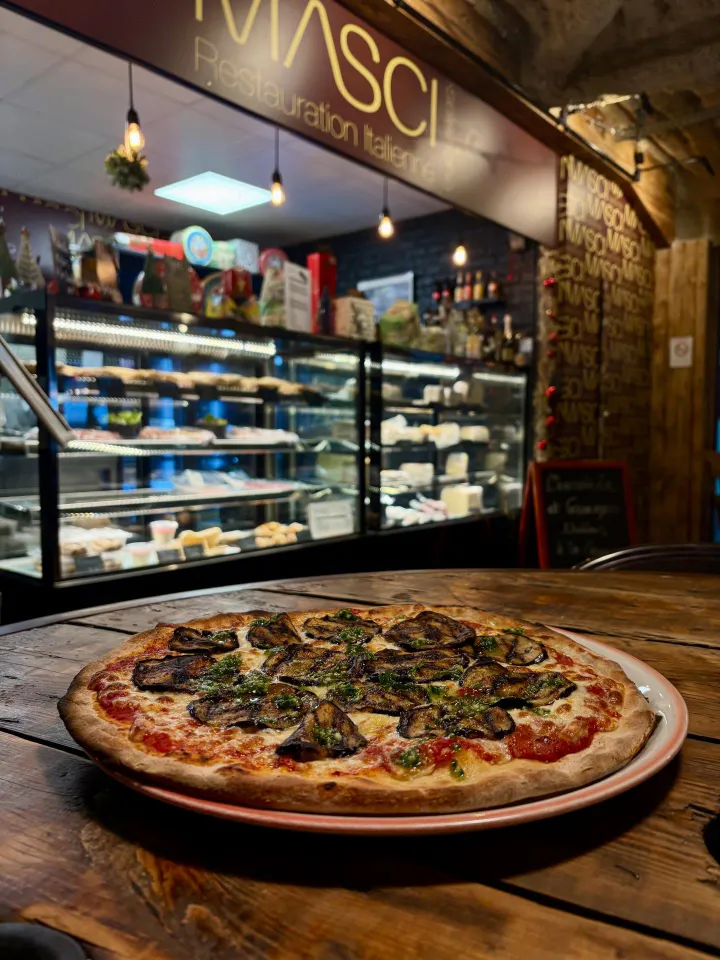 Pizza préparée chez MASCI